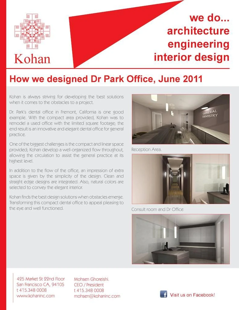 How We Designed Dr. Park's Office | June 2011 | KOHAN Inc.